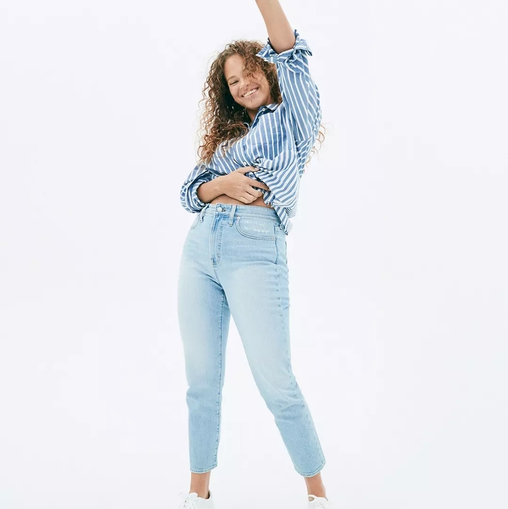 Madewell Curvy Perfect Vintage Jeans - Fitzgerald Wash